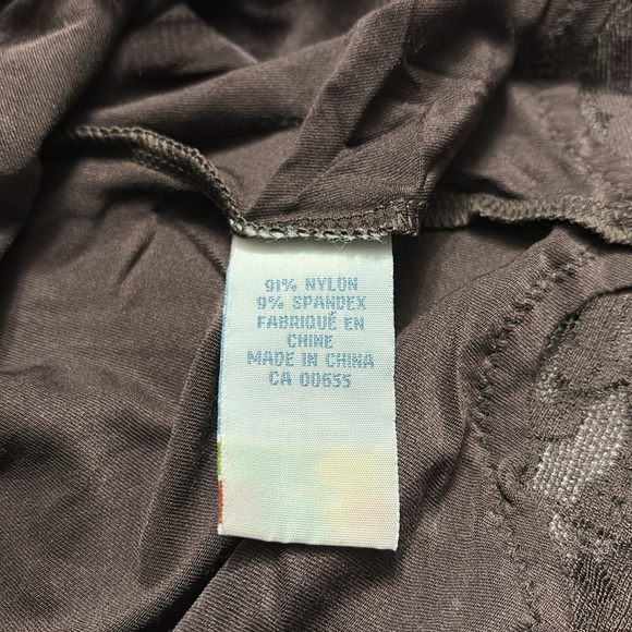 4/$20 Smart Set large camisole, brown with lace trim- size large layer, tank top - Picture 6 of 8